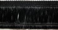 Haarfransen selbstklebend Schwarz 40 mm 