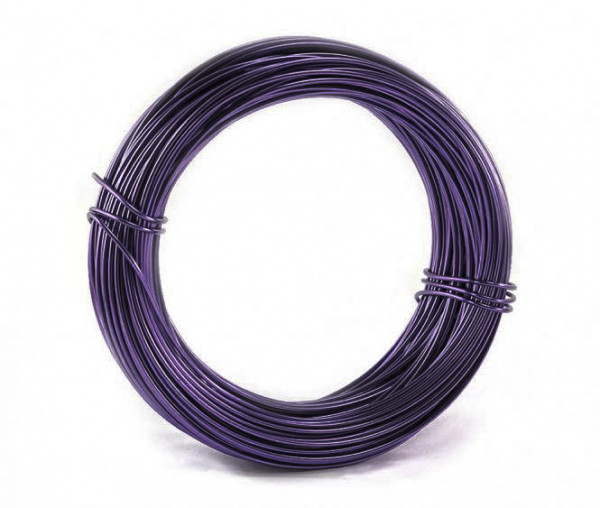 Aluminium - Draht 2 mm x 60 m LAVENDEL