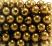 Perlen GOLD 10mm 120 Stück 